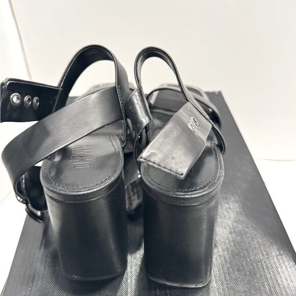 DKNY Bibiana Slingback Platform Sandals Ankle-Strap Block Heel, pumps, shoes 11 - Picture 6 of 11